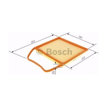 Bmw 3 Coupe 335 Xi 2006-2013 Bosch  Hava Filtresi