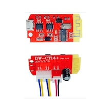 Rfkumanda-Şarj Edilebilir Bluetooth Amfi Devresi 2X5W ,Ct14 Stereo Amfi