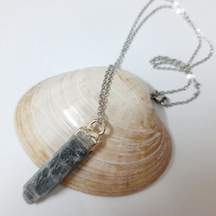 Soma Japon Apetit Taşı Kadın Kolye Gümüş