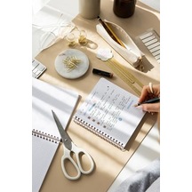 15x16 Spiralli Karton Kapak 2'li Kareli Not Defter Seti - Kahverengi Aura 124-Pembe