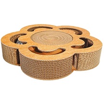 Suntek Kedi Scratcher Parça Zil Topu Eğlence Plakası Çiçek