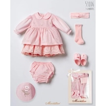 AndyWawa Moonstar Kız Bebek Seti - Moonstar - Pembe - 3-6 Ay - 53106-pembe-3-6 Ay Pembe
