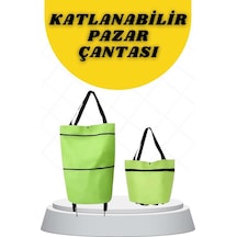 Northcity Katlanabilir Tekerlekli Alışveriş Çantası - Pratik Ve Yüksek Kapasiteli Pazar Arabası
