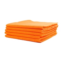 Klın Zero Finish Hd Mikrofiber Lazer Kesim Çok Amaçlı Silme Bez 5'li Paket Turuncu - 40x40cm