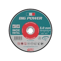 Big Power 230 3.0 22.23 Inox Metal Kesme 5 Adet