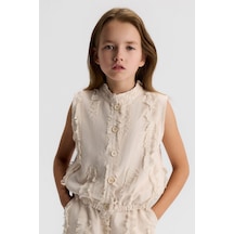 Xo Kids Kız Çocuk Ceket 8-14 Yaş 31356 KREM