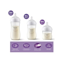 Philips Avent Natural Response Doğal Tepkili PP 3'lü Biberon Seti 125 ML 0+ Ay - 260 ML 1+ Ay - 330 ML 3+ Ay
