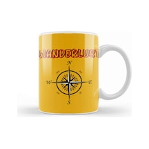 Funny Travel Gift Design Lover Trippin Wanderlust Journey Adventurer Vacation Kupa Bardak Porselen No11900 Karışık