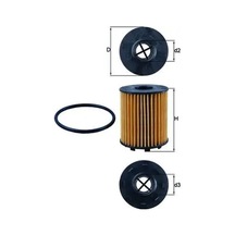 Fiat Grande Punto Yag Filtresi 1.3 Multijet 2006-2012 Mahle Ox371d