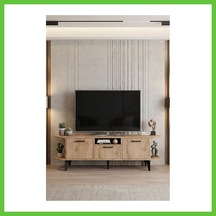 Bezos Mira Tv Sehpası Suntalam Bej 160x35 Cm Dmc