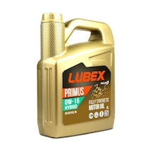 Lubex Primus Hybrid 0W-16 Tam Sentetik Motor Yağı 4 L