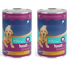 Dana Etli Parça Yetişkin Köpek Pate Konservesi 395 Gr 2li Paket 0.75 LT - 2.5 LT - 12 KG