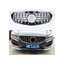 Mercedes W212 Gtr Ön Panjur Izgara Seti Krom-siyah 2013-2016 Aras
