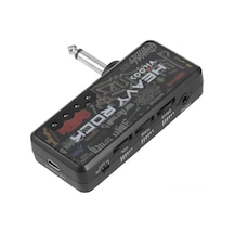 Vitoos Heavy Rock V2 Taşınabilir Elektro Gitar Kulaklık Amplifikatörü - Usb Şarj, Distorsiyon Efekti