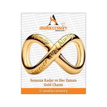 Sonsuzluk İşareti Gold Charm Asafaccessory Altın