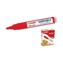 Mikro Tahta Kalemi Kartuşlu Kırmızı 1 Adet