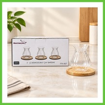 Bezos Bambu Tabaklı Çay Bardağı Dmc Çok Renkli