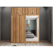 Porta Sürgü Kapaklı Dolap Gardırop Yüklüklü C 180 Cm Montaj Dahil