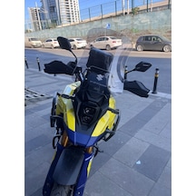 Suzuki Vstrom 800 Uzun Ön Cam Açık Füme 47cm 4mm Zeus