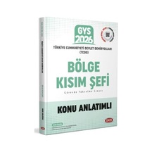 Data 2026 Gys Tcdd Bölge Kısım Şefi Konu Anlatımlı