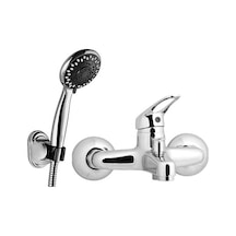 Banyo Bataryası Ve Mafsallı Duş Takımı Krom