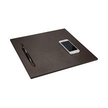 2k 565-2 Sümen Takımı Mdf Malzemeden Suni Deri Kaplı Tek Parça Pad Toplantı Sümeni 35x32 Cm, Kahve