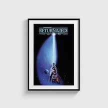 Star Wars Return Of The Jedi 1983 Film Posteri Tablo Çerçeveli Poster Duvar Dekorasyonu Siyah Çerçeveli Tablo Siyah Çerçeveli Tablo Dn11d349sıyah