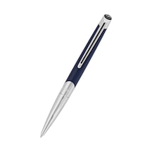 S.t. Dupont Gümüş Ve Mavi Tükenmez Kalem 405736 Siyah