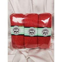 Super Baby Kırmızı El Örgü İpi Art No:1758 Nm:3.4 100gr. 340mt. 3 Adet - Renk: 144