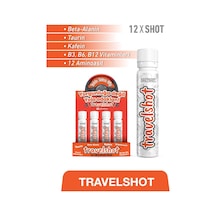 Travelshot Taurin, Kafein, Beta-alanin İçeren Gıda Takviyesi 12 Shot