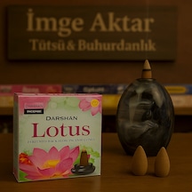 Darshan İncense Lotus Geri Akış Tütsü 10 Adet Çok Renkli