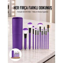 Mey İthalat 12 Parça Profesyonel Makyaj Fırçası Far Fırçası Allık Fırçası Yumuşak Kıllı 40501351