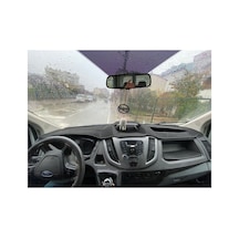 2015+ Modellerine Uygun Ford Transit Custom Torpido Koruma Halısı Kenar Renk Siyah