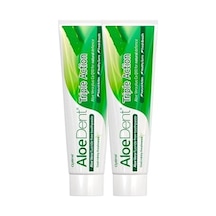 Aloe Vera İle 3 Etkili Diş Macunu Florür Ve Sls İçermeyen Doğal Beyazlık , 100 Ml X 2 Adet