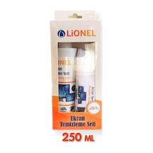 Lionel Ekran Temizleme Seti 250 Ml Temizleme Spreyi + 30x30 Cm Mikrofiber Temizleme Bezi-181
