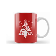 Big Lebowski Christmas Tree Silhouette Kupa Bardak Porselen Karışık