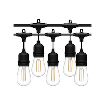 Ledx Kb00001 5'li E27 Duy Sıralı 5 Metre Lamba Kablosu 5 Adet Duy İçerir