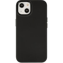 Apple İphone 14 Plus Kılıf Asya Deri Silikon - Siyah