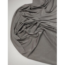 Gri Yeşil Renkte Jarse Kumaş 140x310cm-10667 Gri