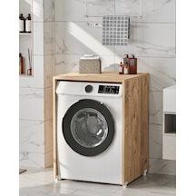 Reyo Enda Home Çamaşır Makinesi Dolabı 89x65 Cm Atlantik Çam