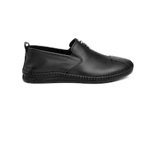 Elit Asbor060 Erkek Hakiki Deri Casual Ayakkabı Siyah-siyah