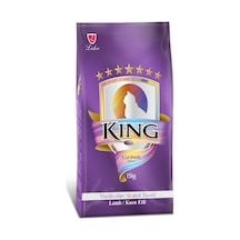 King Multicolor Renkli Taneli Kuzu Etli Yetişkin Kedi Maması  15 Kg