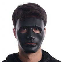 Mey İthalat Siyah Renk Hip Hop Anonim Jabbawockeez Dans Maskesi 18x19 Cm