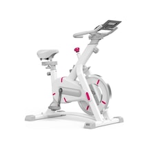 Pb-01 Beyaz Koşu Kondisyon Bisikleti Spin Bike Dikey Egzersiz Ev Koşu Bisikleti Genel