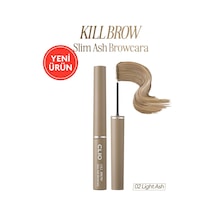 Ultra İnce Fırçalı, Yoğun Pigmentli Kaş Maskarası Kill Brow Slim Ash Browcara 02 Light Ash Diğer