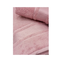Özdilek 2' Li Banyo Havlu Seti 90x150 Cm Banyo Havlusu + 50x90 Cm Baş Havlusu Pembe