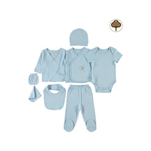 Civil Baby Bebek Organik 8'li Zıbın Takımı 0-1 Ay Mavi 96330r019ss1-3 Mavi