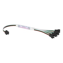 Hazar Led 4'lü Pixel Çoklayıcı Amplifier Ws2811-ws2812b Piksel Şerit Bağlantı Adaptör Çoğaltıcı Dağıtıcı Birleştirici Kablo 5-24v