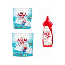 Aquabor Doğal Mineralli Bulaşık Makinesi 30 2 Kapsül + 1 Adet Elde Yıkama.