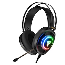 Gamdias HEBE E3 Mikrofonlu RGB Oyuncu Kulaklığı Siyah